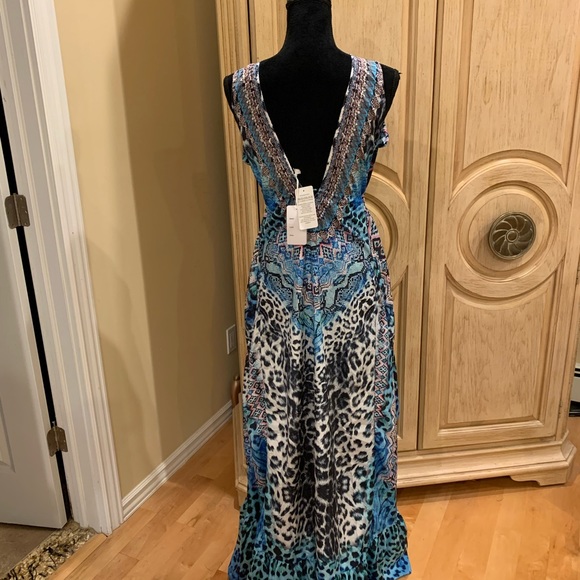 True Colours by La Moda Frill High-Lo Maxi Dress ~NWT - Picture 4 of 6